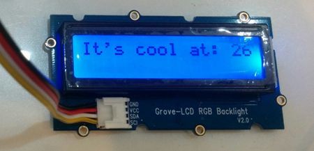 Temperature is less than 27 degrees